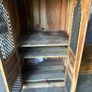 Mexican pine.  / Solid Wood Indian Armoire / Cabinet Image 6