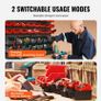 Wall Mounted Storage Bins, 48-Bin Parts Rack Organizer Garage Plastic Shop Tool with Wall Panels, Tool Organizer for Nuts, Bolts, Screws, Nails, Beads, Buttons, Other Small Parts, Black and Red Image 3