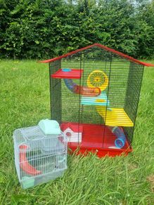 Cage for hamsters and mice