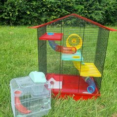 Cage for hamsters and mice