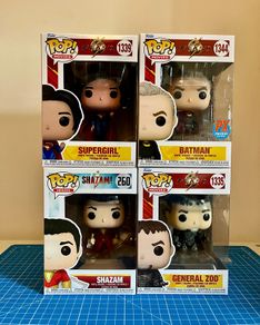 The Flash & Shazam Movie Funko Pops