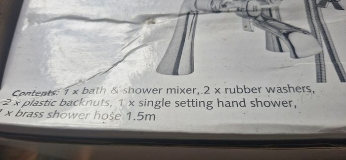 Edwardian bath shower mixer