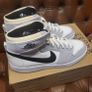 Jordan AJKO 1 White/Grey Fog-Sail UK10 Image 4