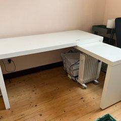 IKEA Malm desk with pull out section