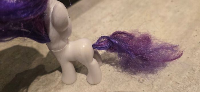 Rarity 3 inch Brushable MLP G4 My Little Pony 2010