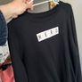 Black Printed Sweatshirt Image 3
