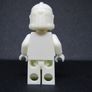 LEGO Clone Trooper Unreleased Star Wars Prototype Glow In The Dark Colour Monochrome Minifigure Extremely Rare And Hard To Find Image 7