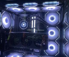 Black gaming PC