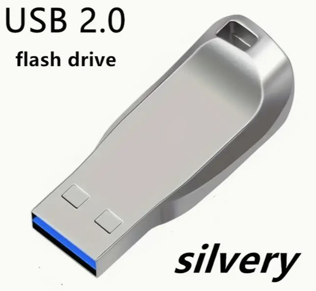 Metal USB 2.0 - 100gb Flash Drive for PCs, Laptops, Tablets And Phones, new, unopened.