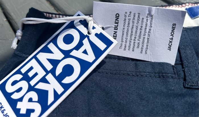 New Jack & Jones Navy Linen Blend Smart Trousers - Size 152cm / Age 12 yrs