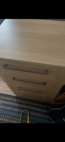 Fitted oak drawers