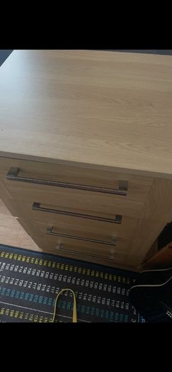 Fitted oak drawers