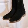 Van Dal- Black Suede Boots- size uk 6/eur39 Image 6