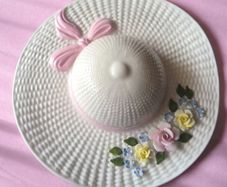 Vintage Aynsley Bone China Wall Pocket Hat
