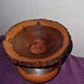 Vintage Wooden turned candle holder - Signed by artist Image 4