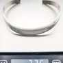 Vintage Modernist 925 Sterling Silver Bangle Image 9