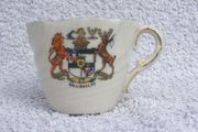 A rare &amp; vintage County Galway BALLINASLOE CRESTED CHINA souvenir cup (1920s / 1930s)
