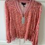 New with tags Ladies silk look lightweight bomber jacket or can be worn as blouse ( EVA Kayan ) Image 2