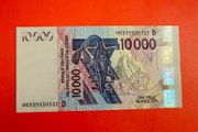 Central African  States  10,000 Francs  2003  . ( Uncirculated )