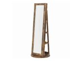 Jewellery Cabinet Mirror   360 deg Rotating Lockable Jewellery Cabinet Mirror Cabinet 3 in 1