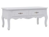 Coffee Table 100x50x46 cm White