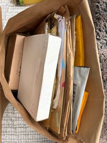 100ish free padded envelopes/Jiffy bags, cardboard envelopes