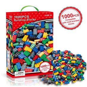 1000pcs DIY creative building blocks bulk set Urban Classic building blocks Assembled birthday gift children's educational toys compatible with Lego