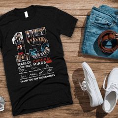 15 Years Of Supernatural 2005 - 2020 Criminal Minds T Shirt Anniversary tshirt