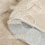 Rugs Living Room 120x170 cm, Beige Rug Non Slip Geometric Carpet, Fluffy Shaggy Area Rugs for Bedroom Lounge Kids Office Image 3