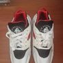 Nike Huarache trainers size 4.5, white black and red Image 2
