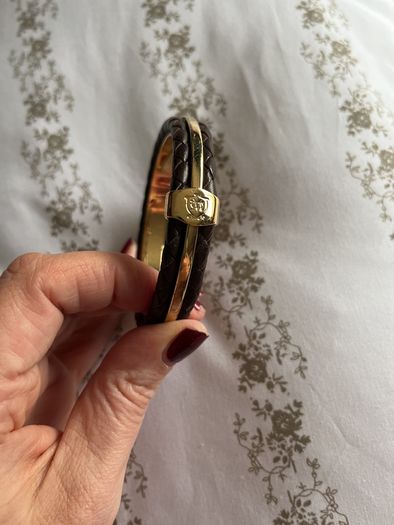 Leather bound Bangle