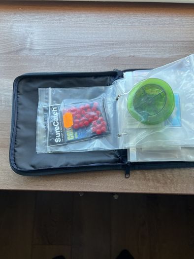 Loaded Abu Garcia Lure Wallet / Tackle Bag (With Lures, Jigs & Feathers)
