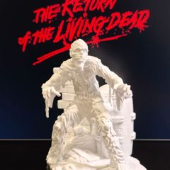 3D Printed Tarman From Return Of The Living Dead Diarama (1987)