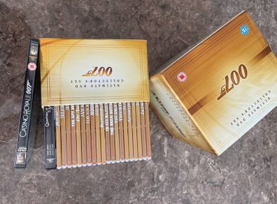 James Bond DVD collection.