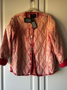 All Saints Reign Overdyed Onion Quilt Jacket