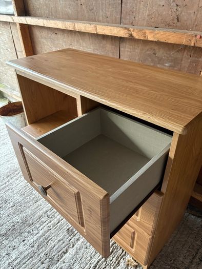 Dressing Table with 3 Drawers & Stool