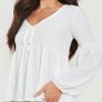BOOHOO Ivory Top. Size 14. New Image 3