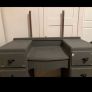 1930s Art Deco waterfall vanity desk Image 10