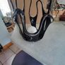 Glass Black Candle Holder Newgrange Living Lustre Iridescent 24cm Image 8