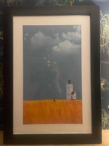 "Beyond the Dunes", by artist Sabrina Roscino 70x50 cm