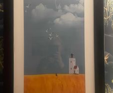 "Beyond the Dunes", by artist Sabrina Roscino 70x50 cm