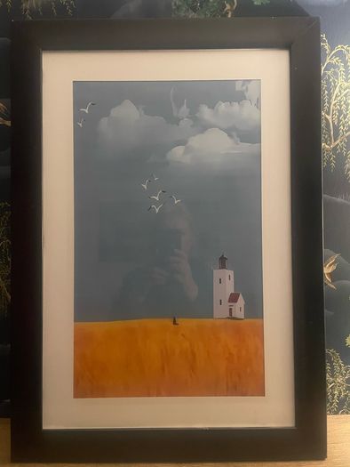 "Beyond the Dunes", by artist Sabrina Roscino 70x50 cm