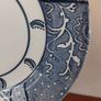 Fabulous & Unusual Large Blue and White 12.5" Charger or Display Plate by Wood & Sons in the Aesthetic Movement Inspired "Arabesque" Pattern Image 7
