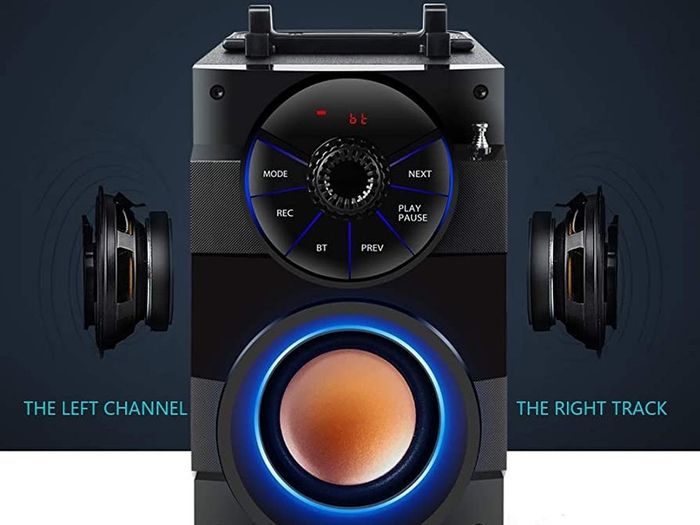 Portable Bluetooth Speakers with Subwoofer Rich Bass Wireless Outdoor/Indoor Party Speakers Powerful Speaker Support Remote Control FM Radio for Phone Computer PC Home TV (FREE POSTAGE)