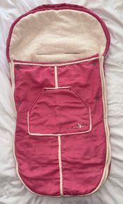 Cerise Pink Wallaboo buggy/stroller footmuff