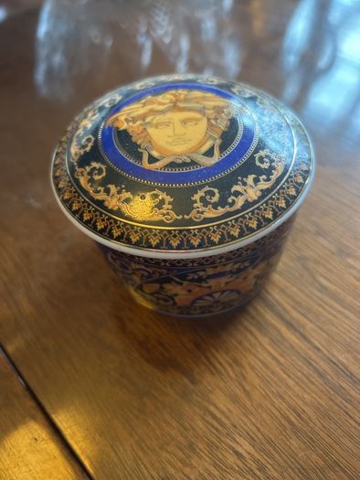 Versace Rosenthal Medusa Trinket Box