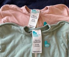 2 pieces of Baby Sleep Bags Love To Dream Swaddle UP Small 3.5-6 kg Supports Healthy Sleep Routine Machine Washable Cotton Double Zip