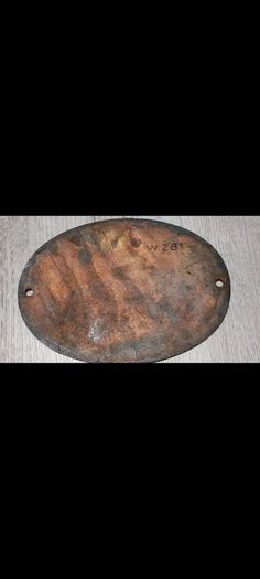 Original sentry safe brass plaque