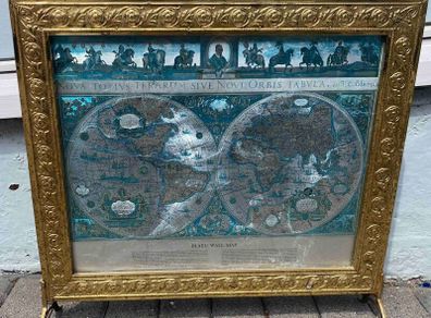 vintage collectable fire screen