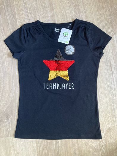 Organic cotton girls t-shirt 11-12y new